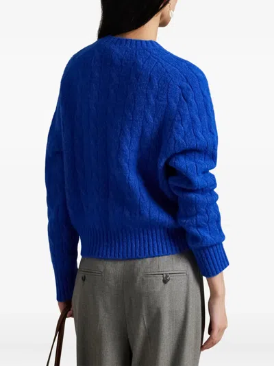 Polo Ralph Lauren Cable-knit Sweater In Blue