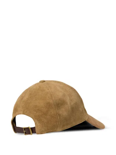 Rrl Suede Baseball Cap