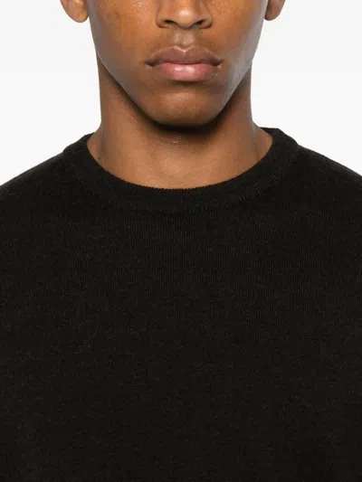 Corneliani Round-neck Sweater In Brown