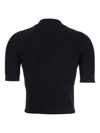 Balmain Women Ss Buttoned Torsade Knit Cardigan