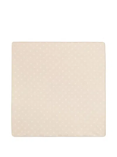 Dolce & Gabbana Logo-embroidered Polka Dot Blanket