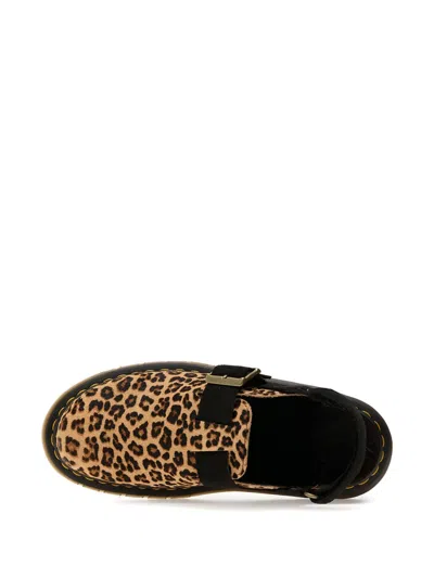 Dr. Martens Jorge Ii Leopard-print Buckle Mule In Multi