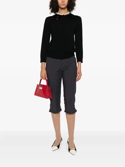 N°21 Sequin-embellished Cardigan In Black