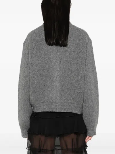 N°21 Button-fastening Cardigan In Gray