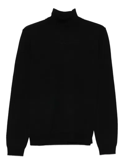 Roberto Collina Wool Sweaters In Black