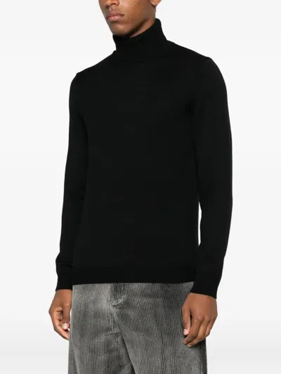 Roberto Collina Wool Sweaters In Black