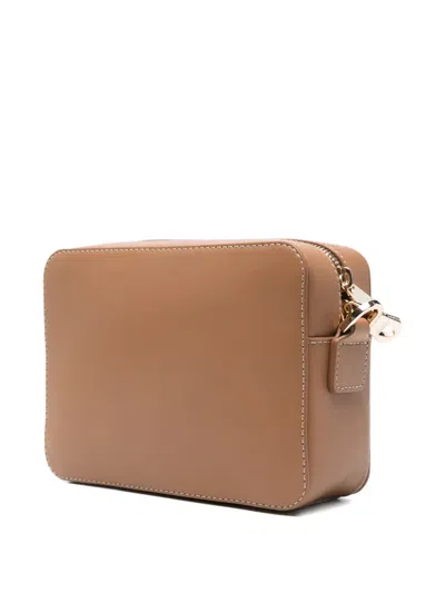 Aspinal Of London Houndstooth Raffia Cross Body Bag