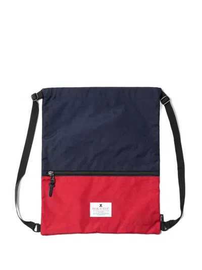 Makavelic Drawstring Two-tone Backpack