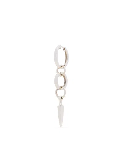 Maria Nilsdotter Sterling-silver Chaos Queen Single Earring In White