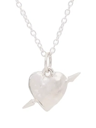 Maria Nilsdotter Sterling-silver Tuvstarr's Heart Necklace In Metallic