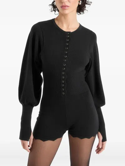 Manière De Voir Michele Scalloped-hem Playsuit
