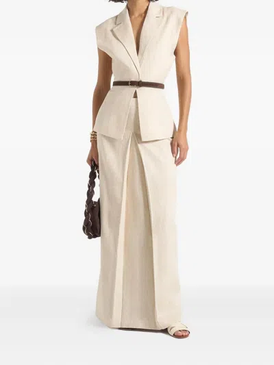 Manière De Voir Regine Box-pleat Maxi Skirt
