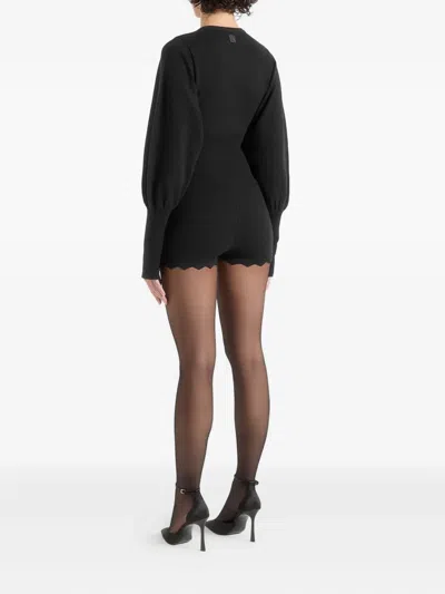 Manière De Voir Michele Scalloped-hem Playsuit