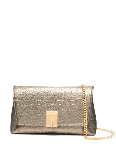 Tom Ford Metallic Leather Chain Shoulder Bag