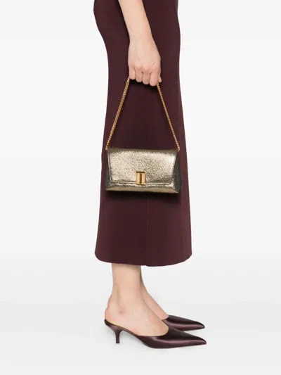 Tom Ford Metallic Leather Chain Shoulder Bag