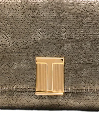 Tom Ford Metallic Leather Chain Shoulder Bag
