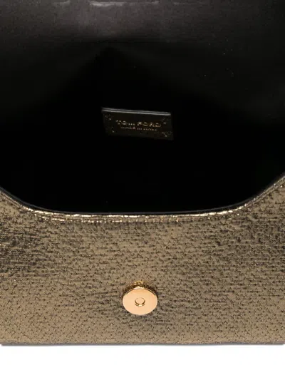 Tom Ford Metallic Leather Chain Shoulder Bag