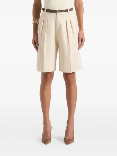 Manière De Voir Lorette Linen Shorts
