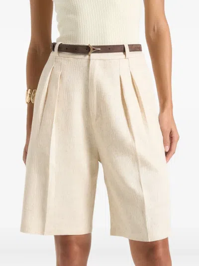 Manière De Voir Lorette Linen Shorts