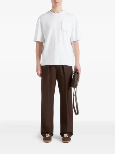 Manière De Voir Whipstitch-pocket T-shirt