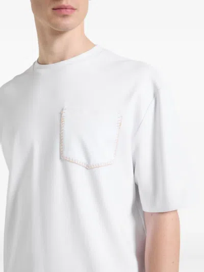 Manière De Voir Whipstitch-pocket T-shirt