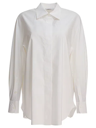 Givenchy Oversized Shirt In Poplin With Open Back