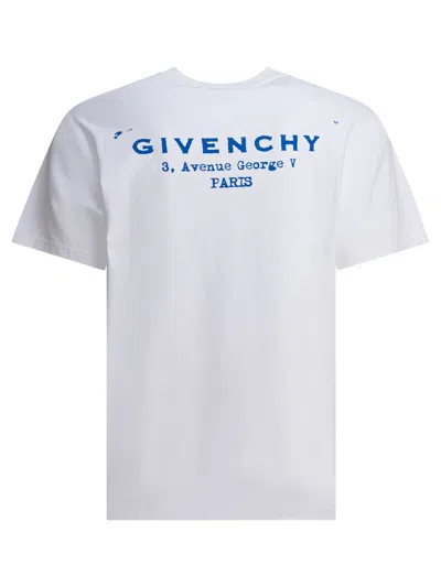 Givenchy T-shirt With Logo Printed On The Back