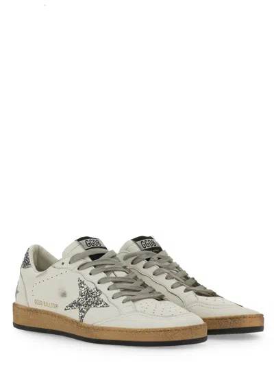 Golden Goose 20mm Ball Star Nappa Leather Sneakers In White