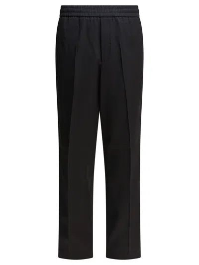 Golden Goose Wool Jogging Pants In Black