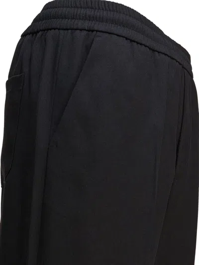 Golden Goose Wool Jogging Pants In Black