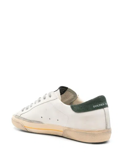 Golden Goose Low-top Distressed Leather Sneakers With Suede Heel Tab
