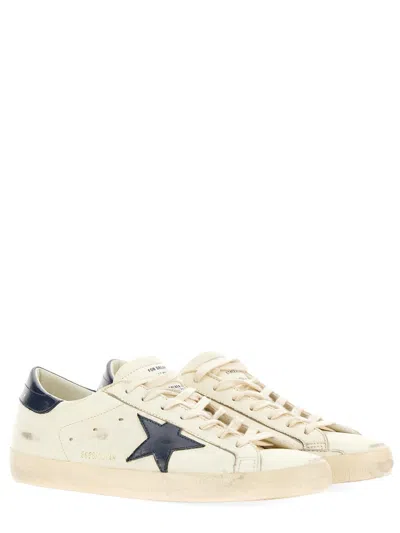 Golden Goose Superstar Sneakers In Beige Leather In Neutral
