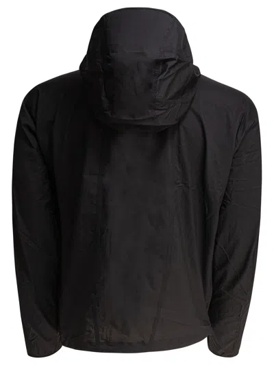 Goldwin Hooded Zip-up Jacket In Black
