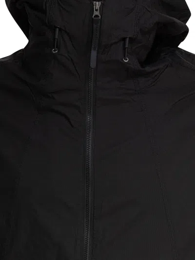 Goldwin Hooded Zip-up Jacket In Black