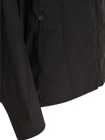 Goldwin Hooded Zip-up Jacket In Black