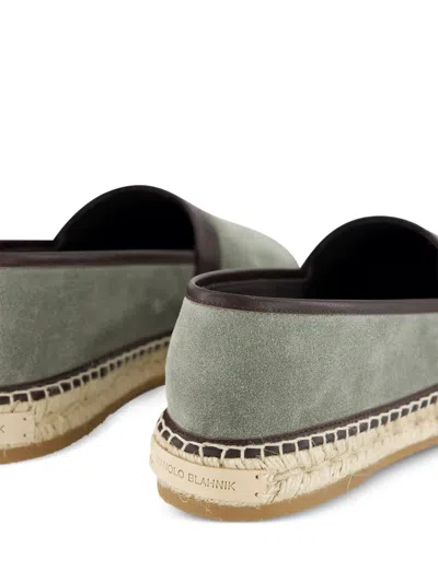 Manolo Blahnik Nerano Suede Espadrilles