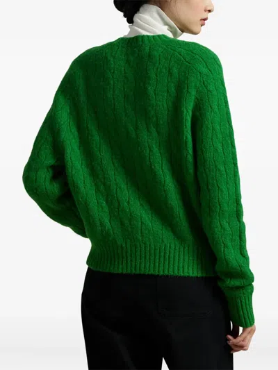 Polo Ralph Lauren Cable-knit Sweater In Green