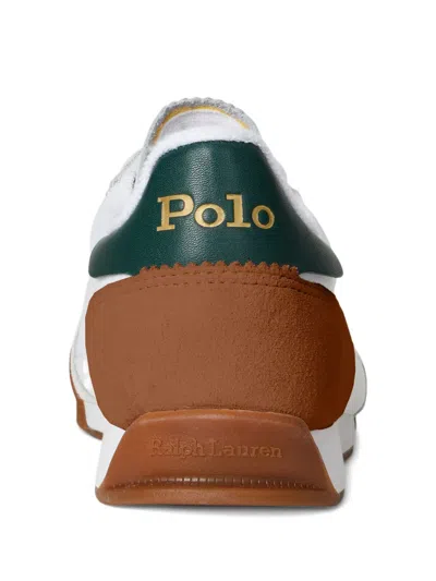 Polo Ralph Lauren Hester Suede Low-top Sneakers In White