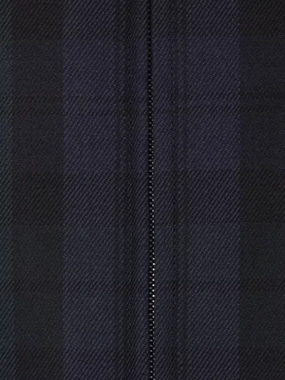 Jil Sander Plaid Zip-front Bomber Jacket In Multi