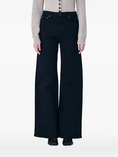 Khaite Vivian Straight-leg Ankle Jeans In Blue