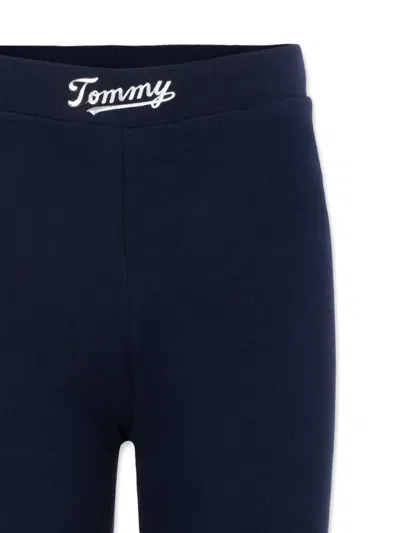Tommy Hilfiger Junior Logo Leggings In Black