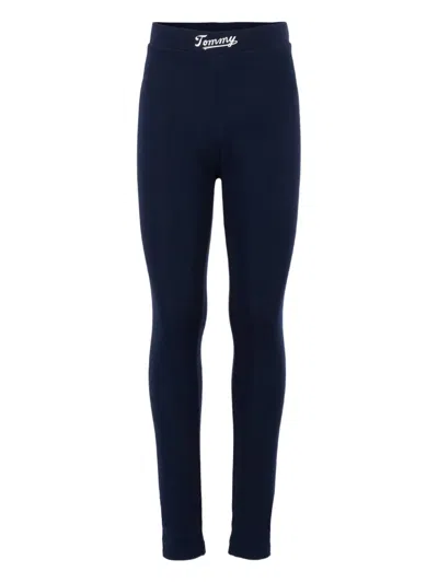 Tommy Hilfiger Junior Logo Leggings In Black