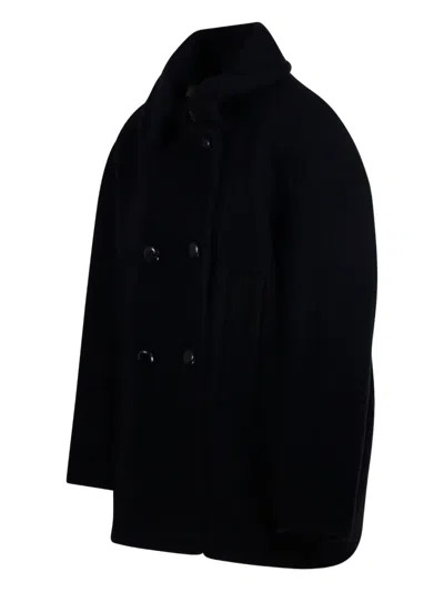 Isabel Marant Étoile Double-breasted Coat With Wide Collar And Pockets