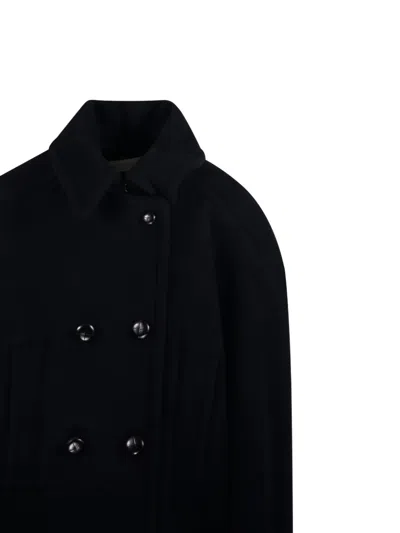 Isabel Marant Étoile Double-breasted Coat With Wide Collar And Pockets