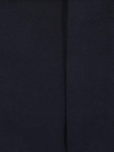 Thom Browne Multi-pocket Cotton Trousers In Blue