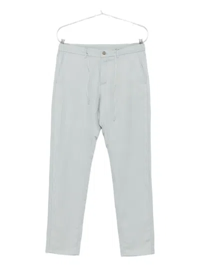 Canali Drawstring Trousers In Blue
