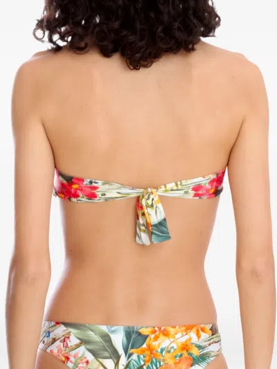 Lygia & Nanny Hawaii Twisted-front Floral Bikini Top