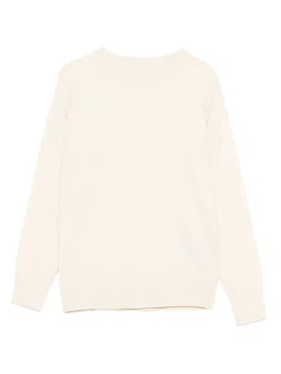 Trussardi Junior Logo-embroidered Crew-neck Sweater In Pink