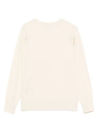 Trussardi Junior Logo-embroidered Crew-neck Sweater In Pink