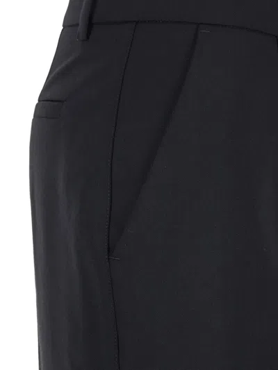 P.a.r.o.s.h Gabardine Pocket Trousers In Blue